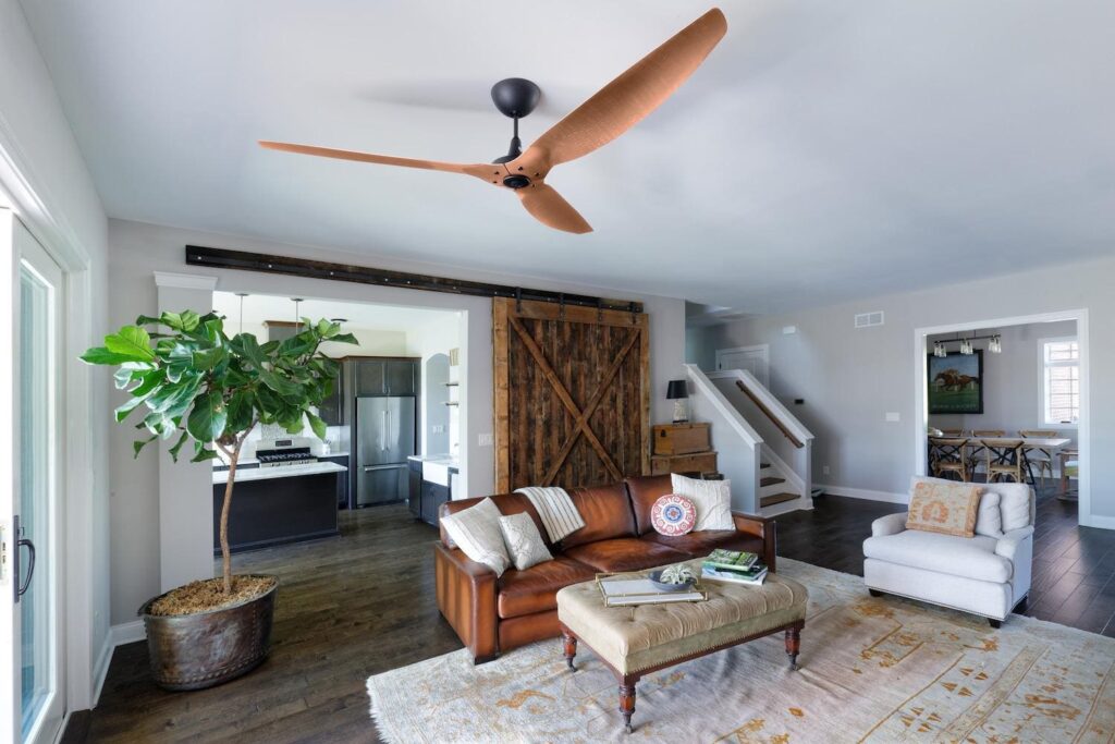 Professional ceiling fan installation for vaulted ceilings in Woodland WA