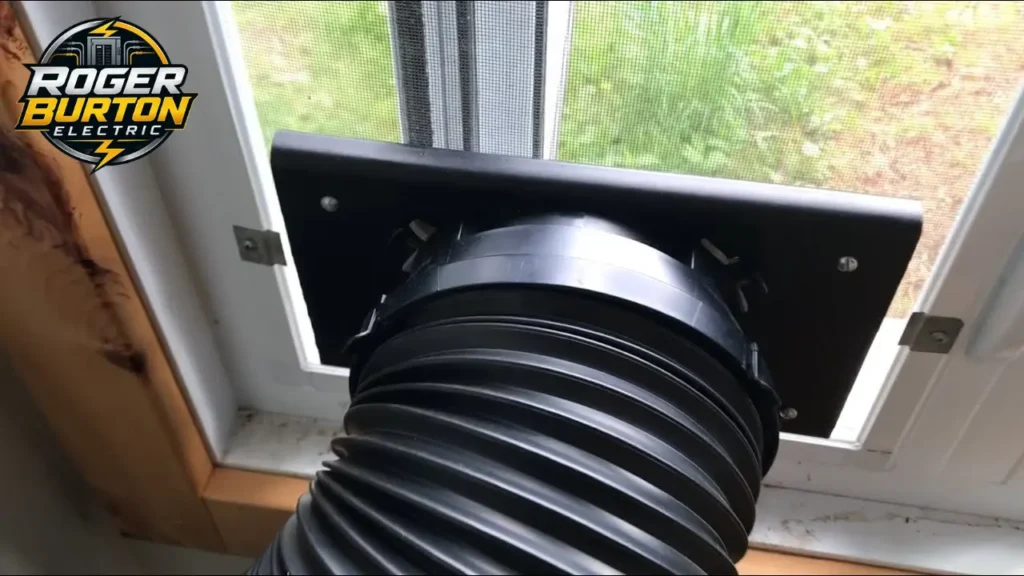 Electrician installing dedicated circuit for portable air conditioner in Woodland, WA home
