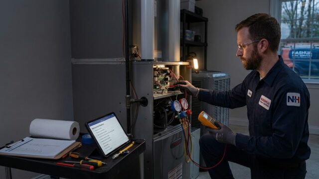 Affordable Annual HVAC Maintenance in Nashua, NH for residential and commercial HVAC systems