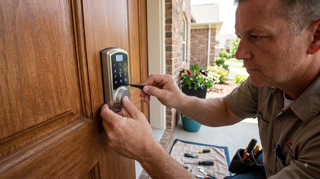 Reliable Smart Door Lock Repair Eden Prairie, MN at a residential property