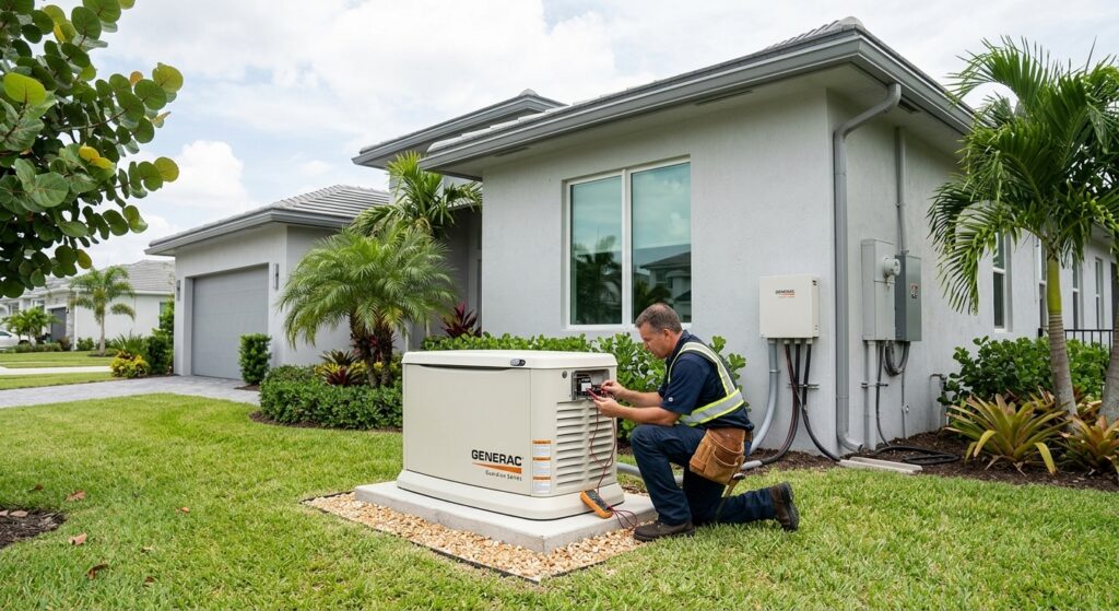 Automatic Backup Generator Installation Orlando, FL for home backup power
