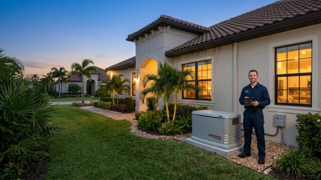 Automatic Backup Generator Installation Orlando, FL gives homes and businesses power