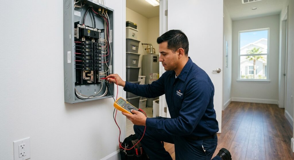 Electrical Ground Fault Troubleshooting Clermont, FL by a professional electrician
