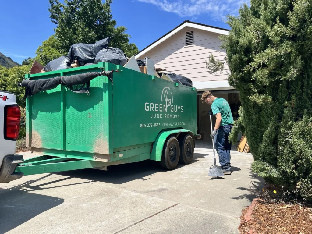 Pre and Post Move Clean Outs San Luis Obispo by Green Guys Junk Removal